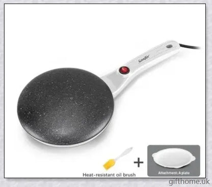 Premium Spherical Crepe Maker with Non-Stick Coating for Effortless Crepe-Making