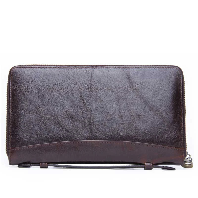 Premium black leather billfold wallet with belt loop detail, showcasing exceptional British craftsmanship and style