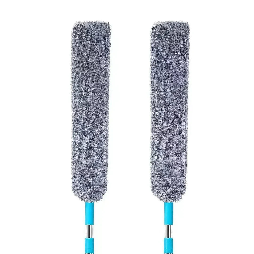 Premium Adjustable Duster for Effortless Household Cleaning - Telescopic Design, Flexible Microfiber Head, Durable Stainless Steel Construction