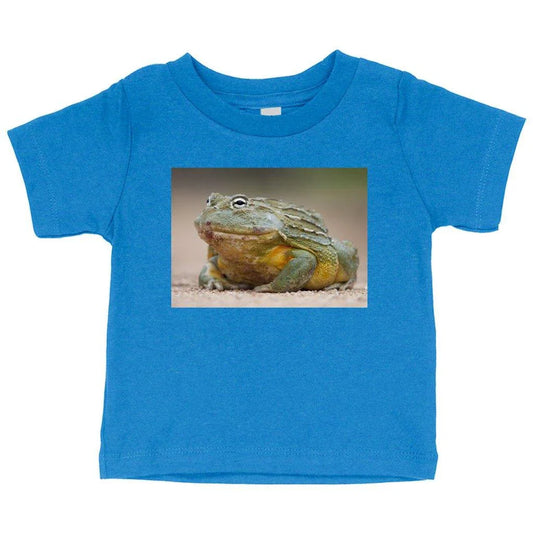 Cosy and comfortable Baby Bullfrog T-Shirt with a soft, breathable design in a range of sizes to fit growing babies.