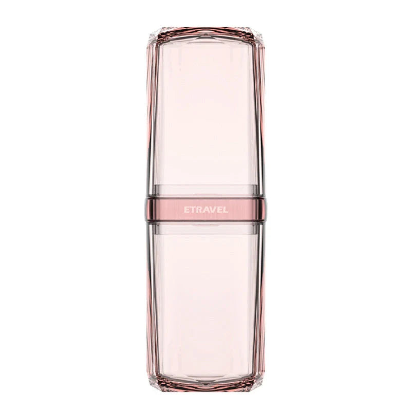Premium Travel Toothbrush and Toiletry Organiser Set with separate compartments, leak-proof cups, and accessories