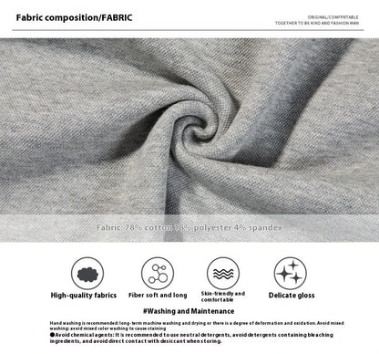 Melange grey polo shirt with contrast stitching, designed and made in Britain for comfortable summer wear