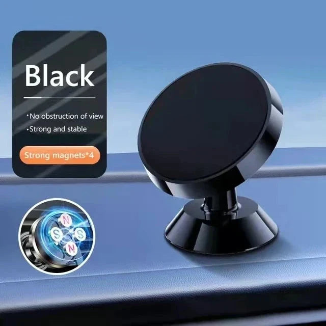 Premium Magnetic Car Phone Holder: Secure and stylish smartphone mount for UK vehicles