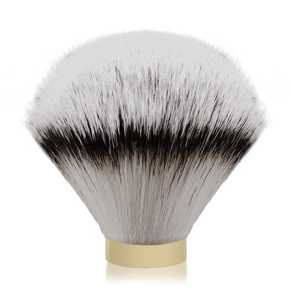 Premium 3-colour synthetic hair shaving brush with ergonomic handle for a luxurious, comfortable shave