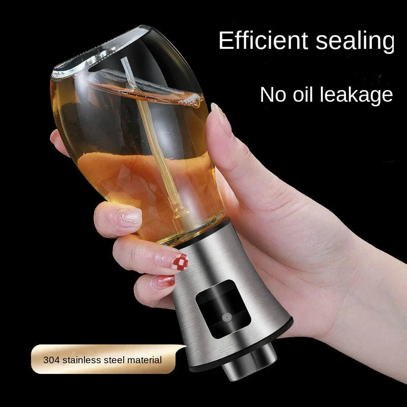 Premium glass oil sprayer for healthier cooking and baking, featuring an elegant design and versatile functionality.