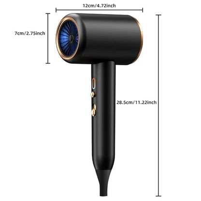 2400W Professional High-Speed Hair Dryer with Advanced Negative Ion Technology for Smooth, Frizz-Free Results