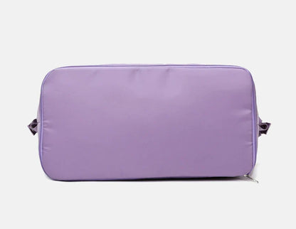 Large capacity travel bag with multiple pockets for fitness, gym, and outdoor activities