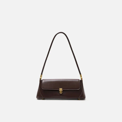Stylish Trendy Shoulder Bag with Crocodile Pattern, Made of Premium PU Material for Versatile British Fashion