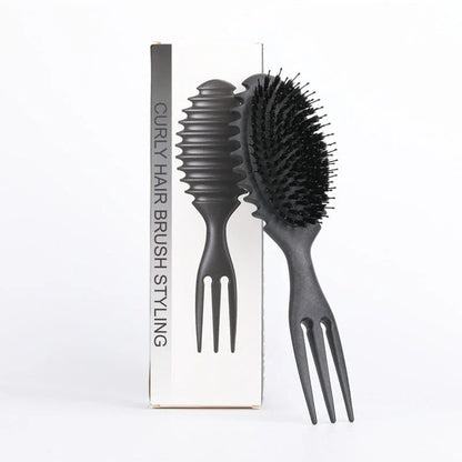 Premium Curl-Defining Hair Styling Brush for Effortless, Salon-Quality Curls