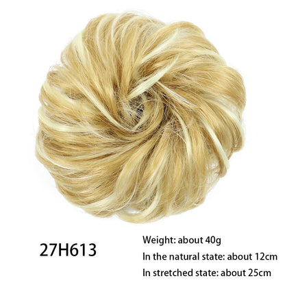 Messy Chignon Donut Hair Bun Pad in Fawn Brown, a versatile hair accessory that provides effortless elegance