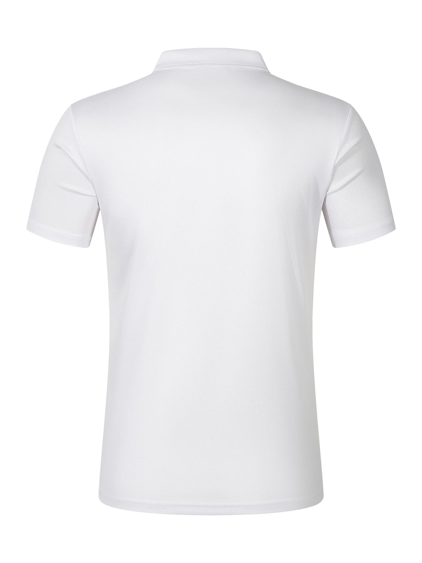 Premium short-sleeve sports shirt for men, featuring a button-down design and breathable, durable polyester fabric