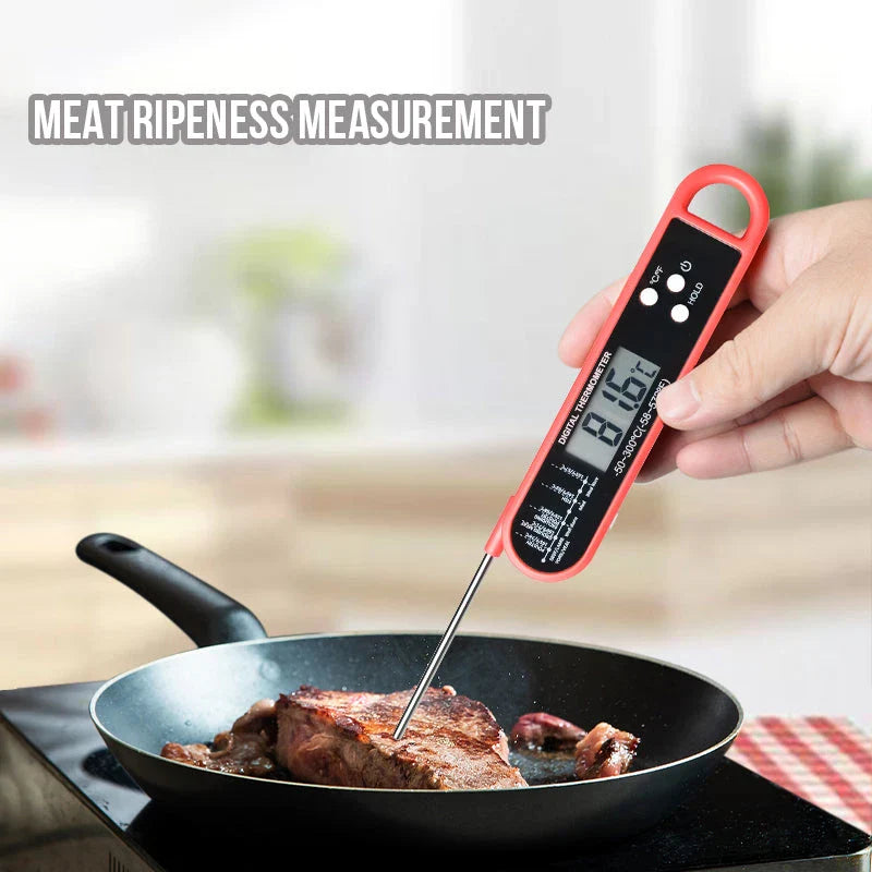 Premium Digital Kitchen Thermometer with Precision Probe - Accurate temperature readings for perfect cooking results