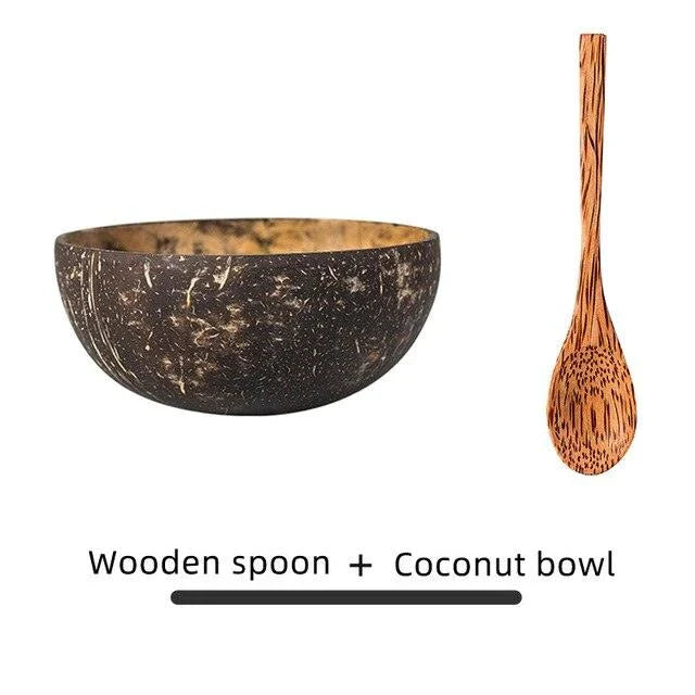 Premium Natural Coconut Bowls - Handcrafted Eco-Friendly Kitchenware for Serving, Decorating and Everyday Use