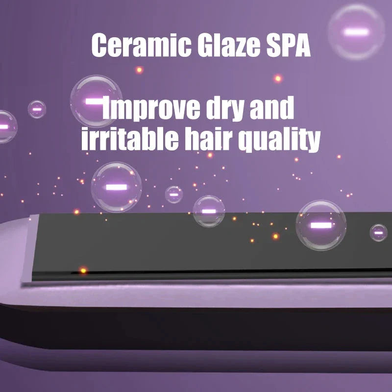 Premium Ceramic Hair Straightener with Floating Plates for Smooth, Salon-Quality Styling