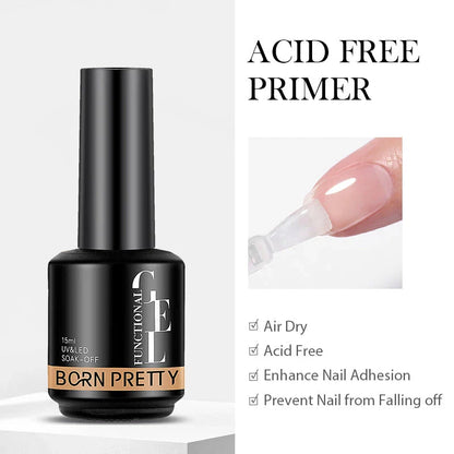 Premium 15ml Base and Top Coat Reinforcement Gel for creating salon-quality nail art designs at home