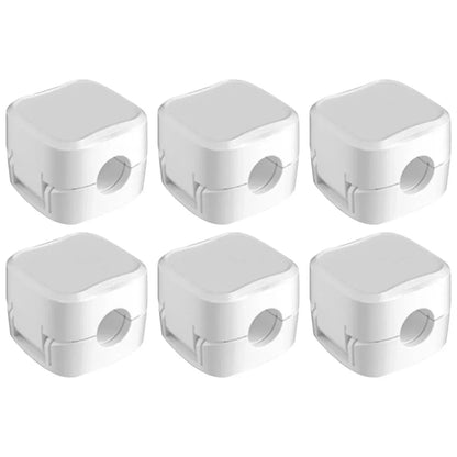Adjustable magnetic cable clips organizer with strong adhesive for easy cable management