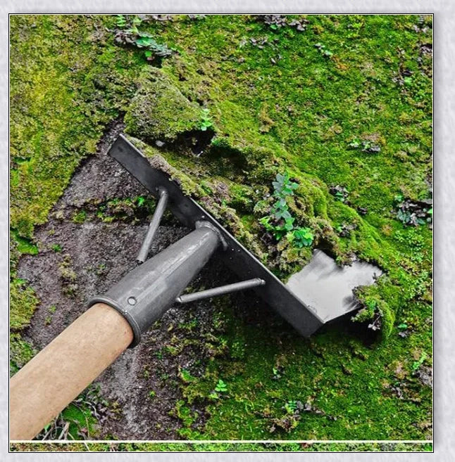 Premium stainless steel multifunctional cleaning shovel with adjustable ergonomic handle for efficient weed removal and versatile cleaning tasks