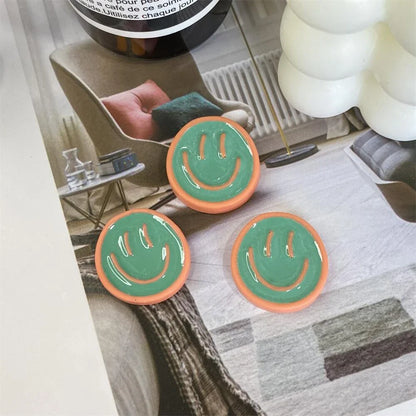 Cheerful Nordic-inspired refrigerator magnets with cartoon designs in various colours, made of high-quality resin for durability