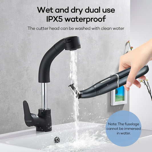 4-in-1 Rechargeable Electric Shaver for Men and Women, featuring premium materials, efficient hair removal, and smart charging capabilities