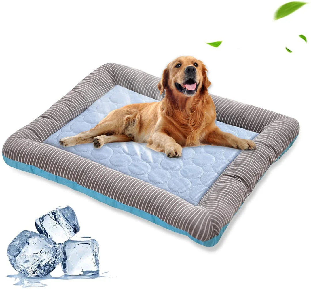 Cooling Dog Bed Mat: Comfortable and Breathable Pet Pad for Summer