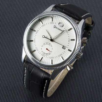 Premium British-made steel-belt business watch with a classic, elegant design