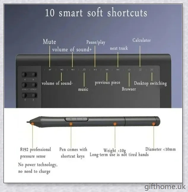 Premium digital drawing sketchpad with stylus pen, perfect for creative artists and designers