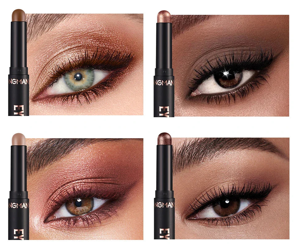 Premium 8-Colour Eye Shadow Stick Palette with Smudge-Resistant Formula for Flawless, Long-Lasting Eye Makeup