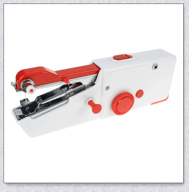 Compact, lightweight, and portable handheld sewing machine with various colour options