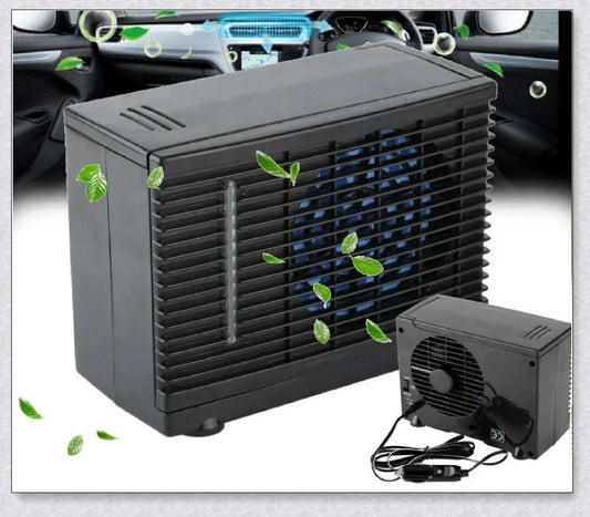 Portable Car Air Conditioning System - Evaporative Cooler with Adjustable Settings for Comfortable Driving