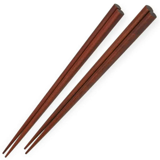 A set of four high-quality wooden chopsticks in a sleek, Japanese-inspired design