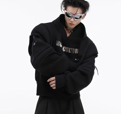 Premium men's Korean-style leather jacket in black, brown, and milky white colours with a slim-fitting silhouette and non-ironing treatment