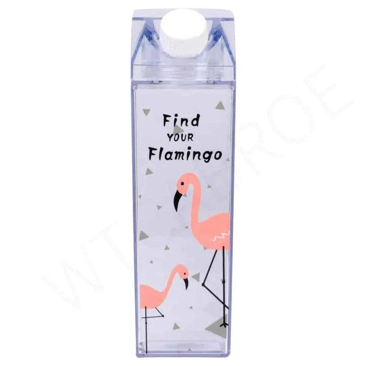 Premium transparent water bottle made with eco-friendly materials, featuring a crystal-clear design and durable construction for everyday hydration