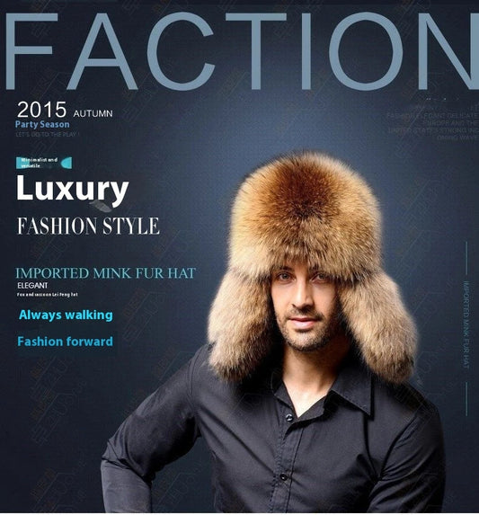 Premium insulated Ushanka hat made of durable artificial leather for optimal warmth and comfort in cold British weather