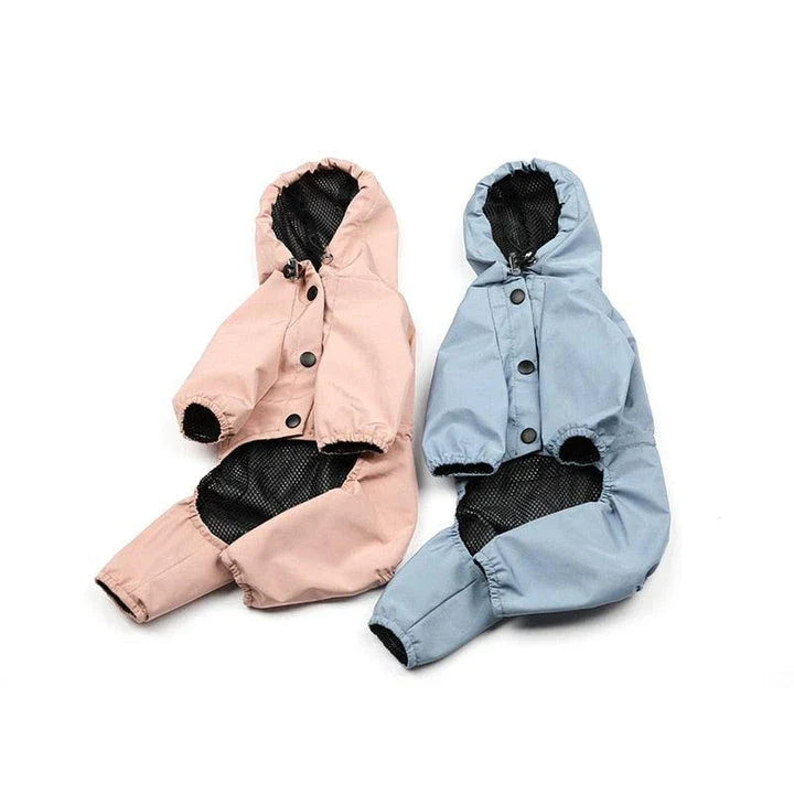 A weatherproof and breathable dog coat made with premium nylon materials to protect your canine companion from the elements.