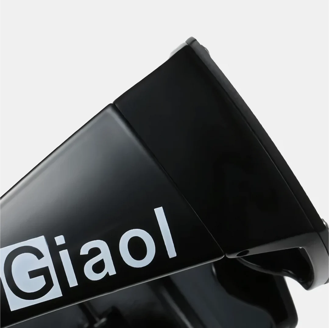 Oversized square sunglasses with black lenses and a durable plastic frame, offering UV400 protection and adaptive photochromic technology.