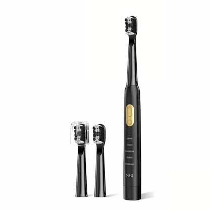 Premium Couple Electric Toothbrush with 5 Cleaning Modes and Acoustic Wave Technology