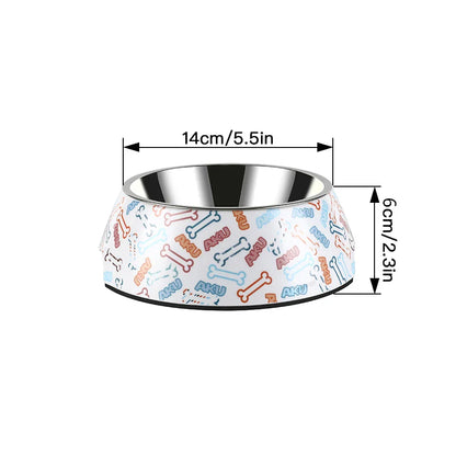 Anti-Tipping Stainless Steel Pet Food and Water Bowl - Durable, Spill-Proof Design for Hassle-Free Mealtime