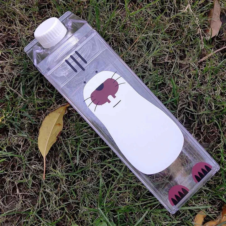 Premium transparent water bottle made with eco-friendly materials, featuring a crystal-clear design and durable construction for everyday hydration