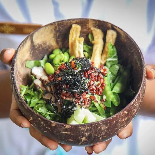 Premium Natural Coconut Bowls - Handcrafted Eco-Friendly Kitchenware for Serving, Decorating and Everyday Use