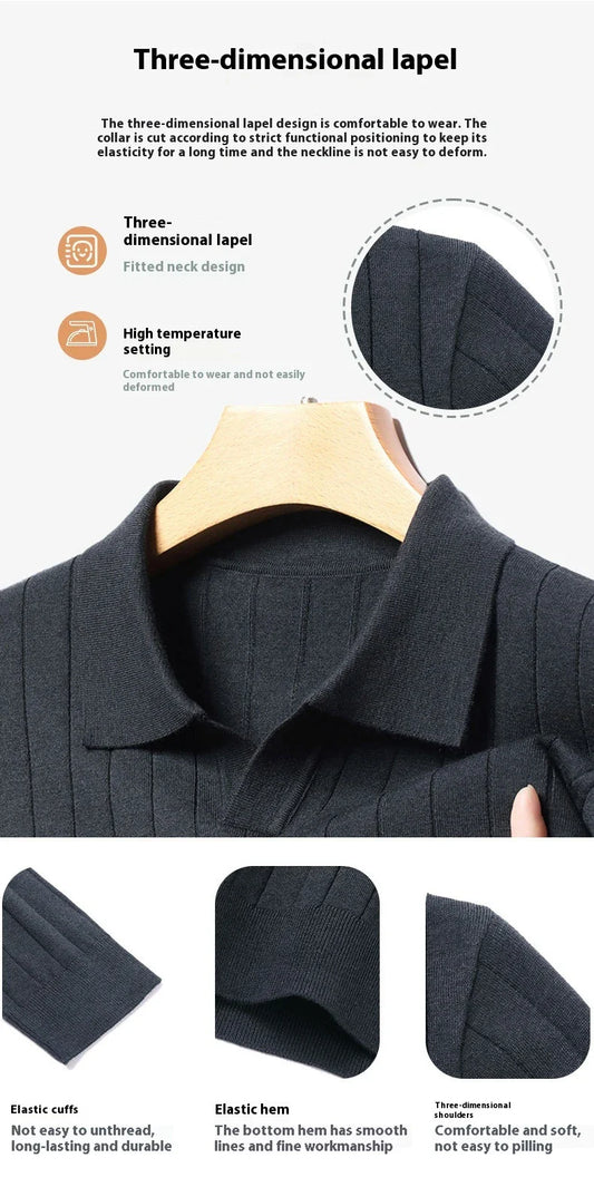 Men's autumn pullover sweater in various colours and sizes, featuring a cosy and versatile design for casual wear
