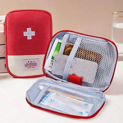 Premium Portable First Aid Kit in Yellow, Compact and Durable Oxford Cloth Design