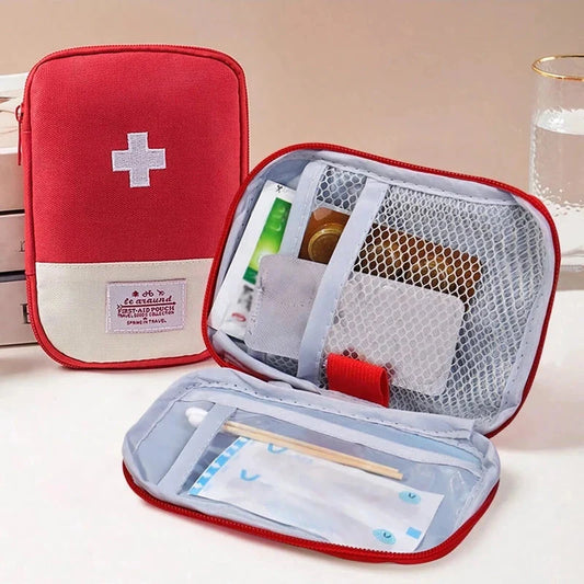 Premium Portable First Aid Kit in Yellow, Compact and Durable Oxford Cloth Design