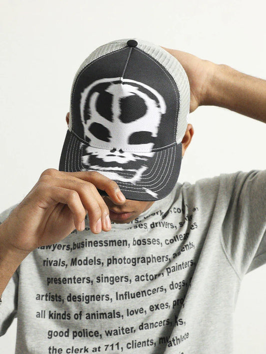 Premium curved mesh baseball cap with adjustable fit and sun protection