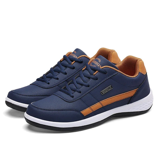 Premium British-made autumn and winter sports shoes with lightweight, wear-resistant construction and viscose sole technology for superior comfort and traction.