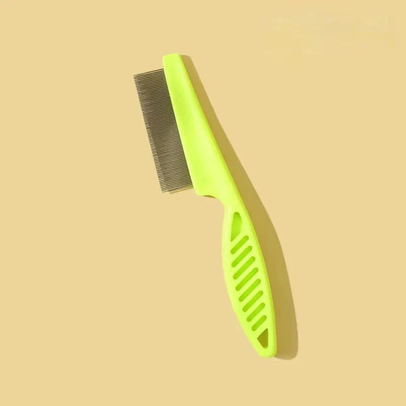 Flea Comb for Cats and Dogs - Grooming Tool for Pest Removal and Massage