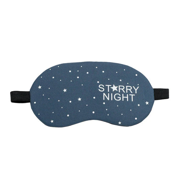 Premium cotton and silk sleep mask with adjustable strap for complete blackout and comfortable sleep