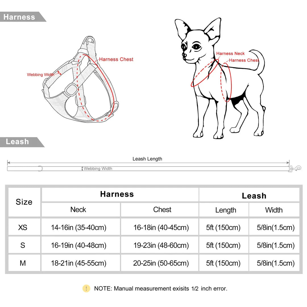 Premium Adjustable Nylon Dog Harness and Leash Set in vibrant yellow colour, designed for comfort and style during walks and outdoor adventures.