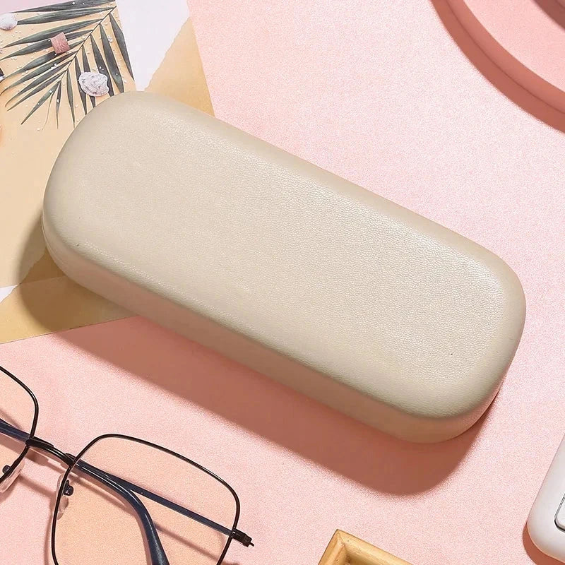Candy-coloured PU sunglasses case with a soft, plush interior to protect your eyewear in style