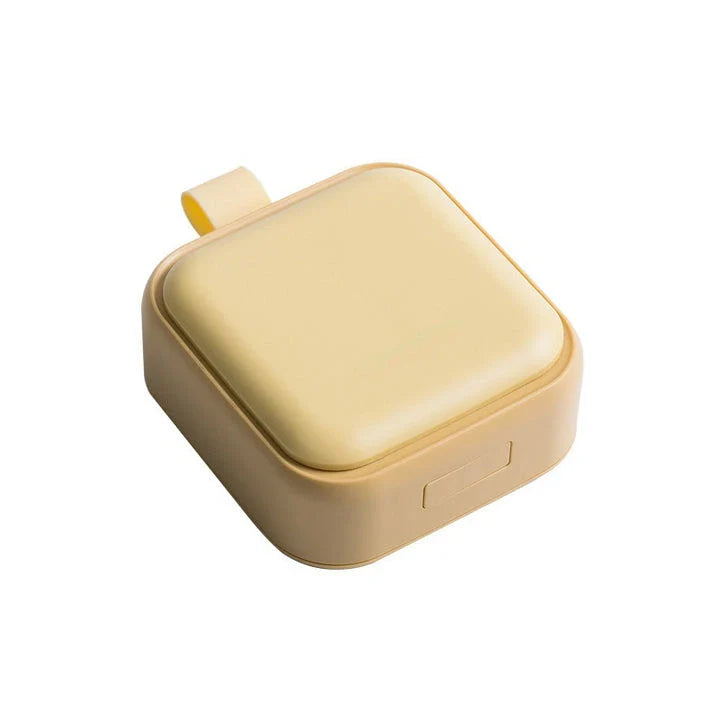 Compact 4-Grid Nordic Pill Box - Stylish and Practical Medication Organiser with Separate Compartments