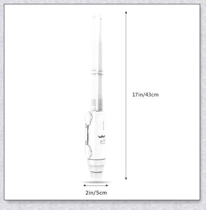 Rugged outdoor Wi-Fi extender with weatherproof housing and omnidirectional antennas for reliable wireless connectivity